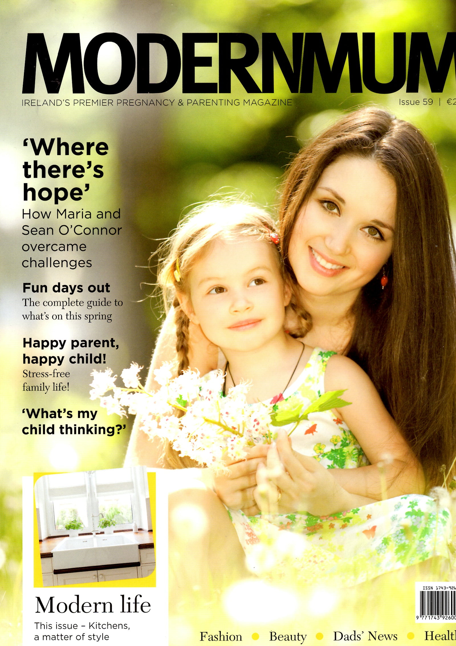 Popular parenting magazine covers The Wriggler changing pad