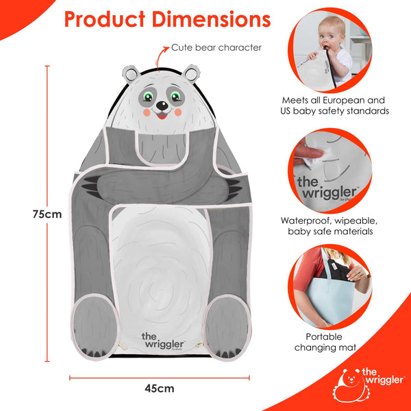 The Wriggler™ AntiRoll Changing Mat