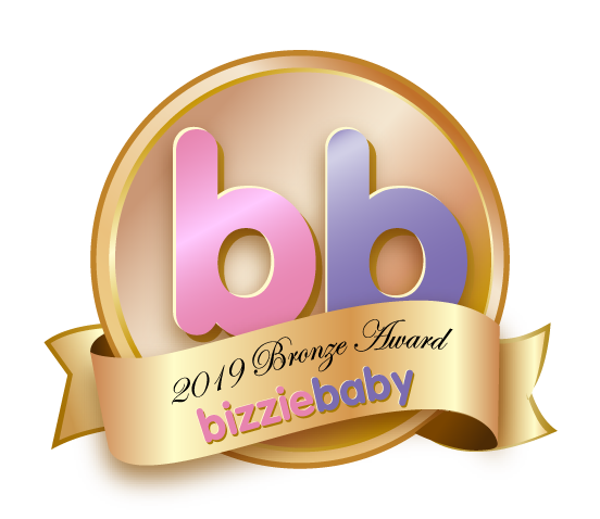 Independent mom product testers from Bizzie Baby award The Wriggler changing pad in best diaper changing accessory category