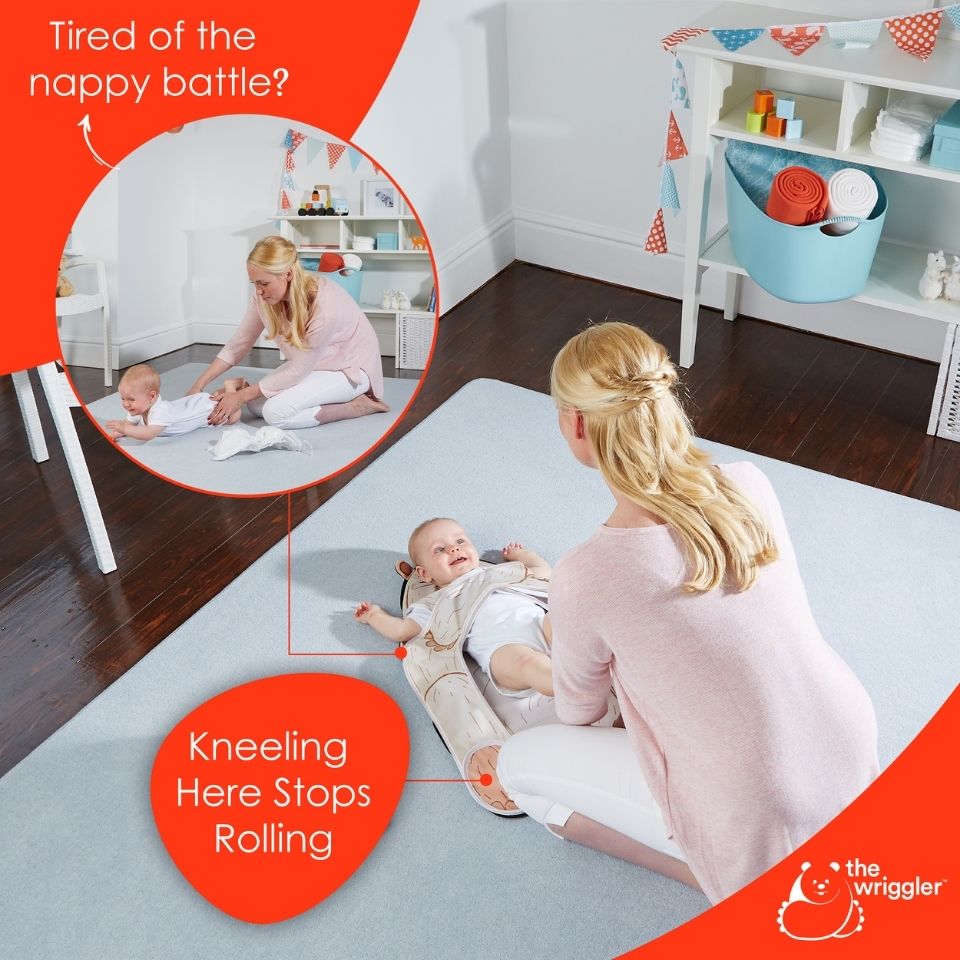 The Wriggler™ Anti-Roll Changing Mat - Main Image