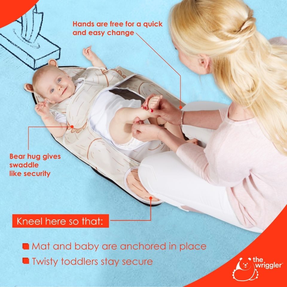 Toddler Nappy Change Cover Baby Waterproof Changing Mat Portable